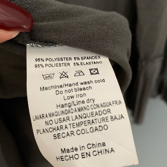 Luna Detail 3/4 Sleeve Dress Grey Size XSmall - Picture 5 of 5